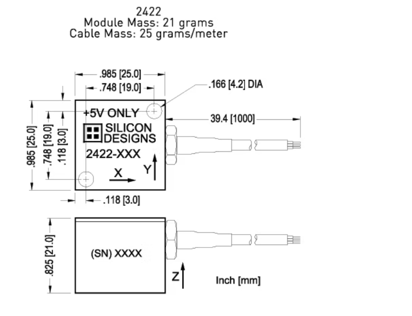 SDI Model 2012 accelerometer cases