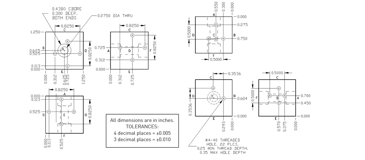 Model 2230-BLK <span>Orthogonal Mounting Block</span>